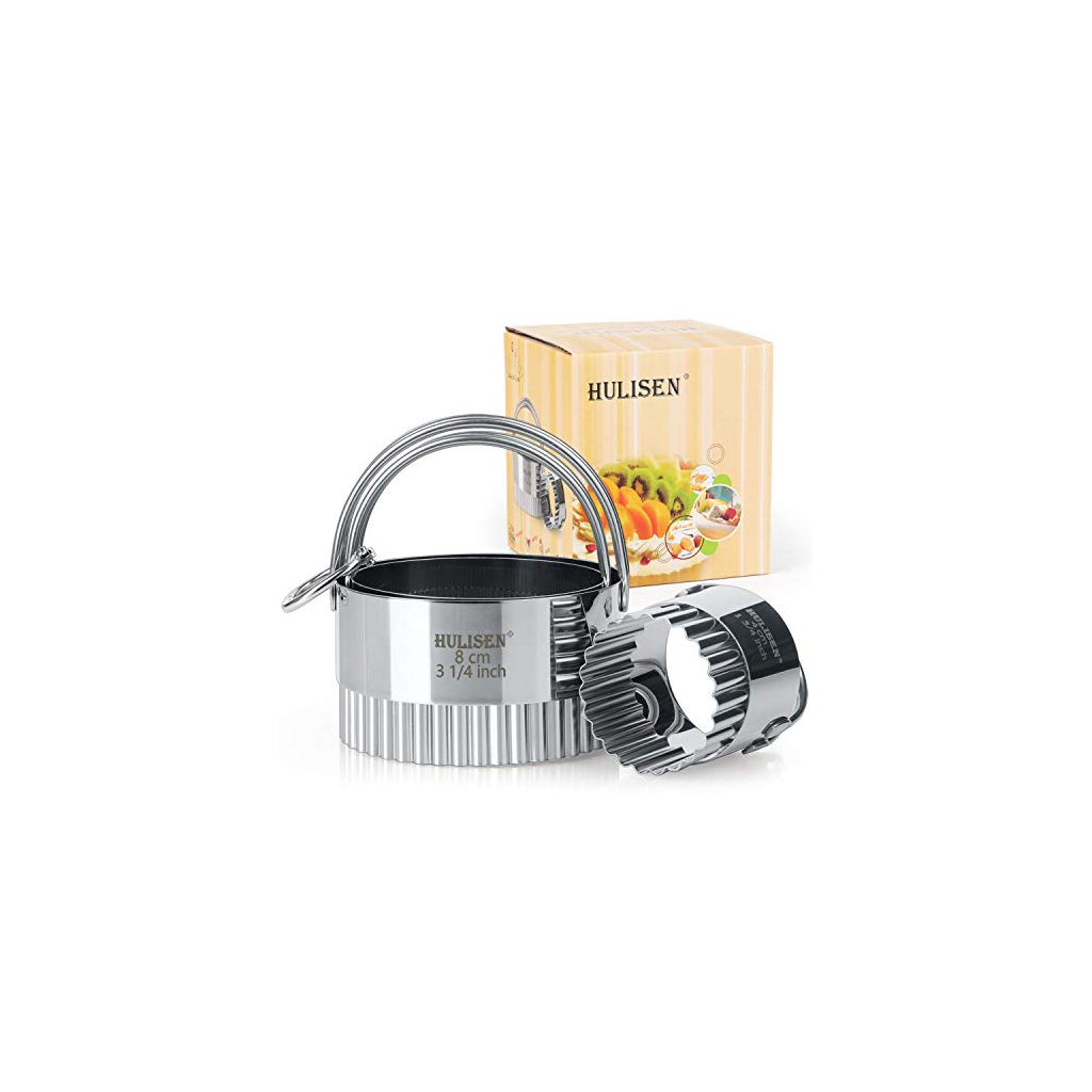 Dinanauth Kitchen Prep Co. Adjustable Cookie Cutter Clear