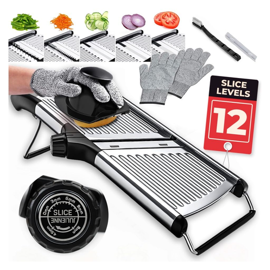 Dinanauth Kitchen Prep Co. Classic Mandoline Slicer Clear
